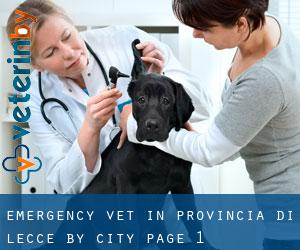 Emergency Vet in Provincia di Lecce by city - page 1
