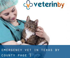 Emergency Vet in Texas by County - page 1