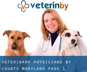 veterinary physicians by County (Maryland) - page 1