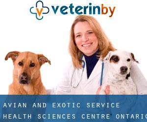 Avian and Exotic Service, Health Sciences Centre, Ontario Veterinary (University of Guelph)