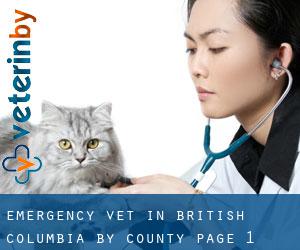 Emergency Vet in British Columbia by County - page 1