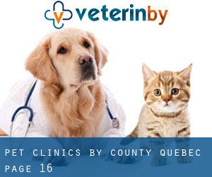 pet clinics by County (Quebec) - page 16