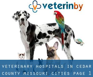 veterinary hospitals in Cedar County Missouri (Cities) - page 1